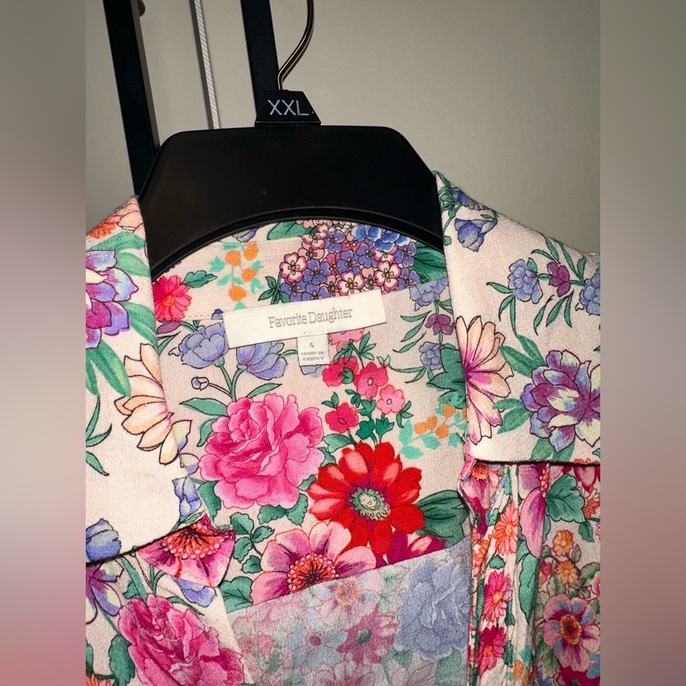 Favorite Daughter The Barely Holding It Together Floral Long
Sleeve Mini Dress 4 - Picture 6 of 7